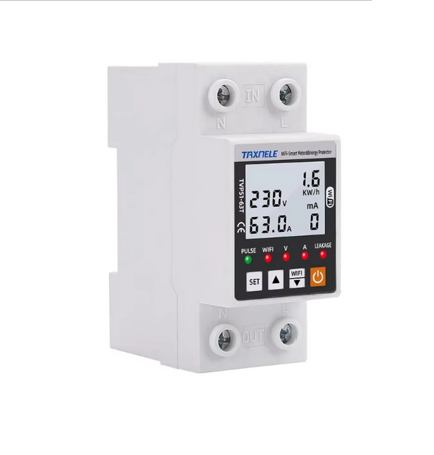 China Factory Automatic Recovery 2p 63amp Ac Electric Adjustable Current Limiter with Overload Protection