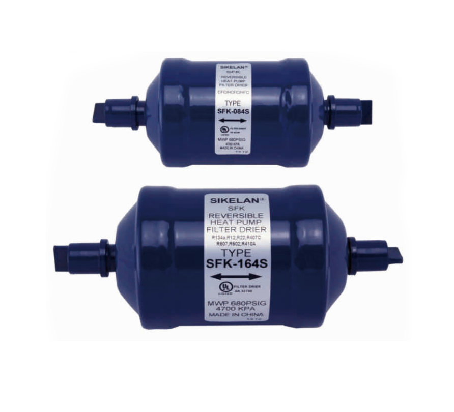 Professional Oil Freezer Refrigeration Copper Filter Drier Liquid Line Refrigerant for R134a R22 R404a Air Conditioning