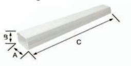 PVC Air Conditioning Decorative Tube PVC Line Cover Kit Suitable for Mini Split Air-conditioning