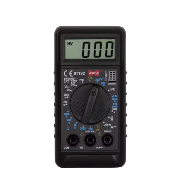 Wholesale Hot Selling Portable Standard Manual Low Price AC DC Voltage LCD Mini Digital Multimeter Voltmeter Tester