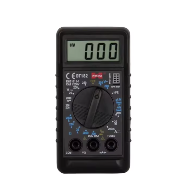 Wholesale Hot Selling Portable Standard Manual Low Price AC DC Voltage LCD Mini Digital Multimeter Voltmeter Tester