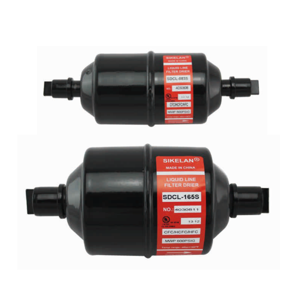 1.6 S Series Solid Core Liquid Line Filter-drier HVAC Refrigerant Filter Drier Liquid Line for Refrigerator Heat Exchange Parts