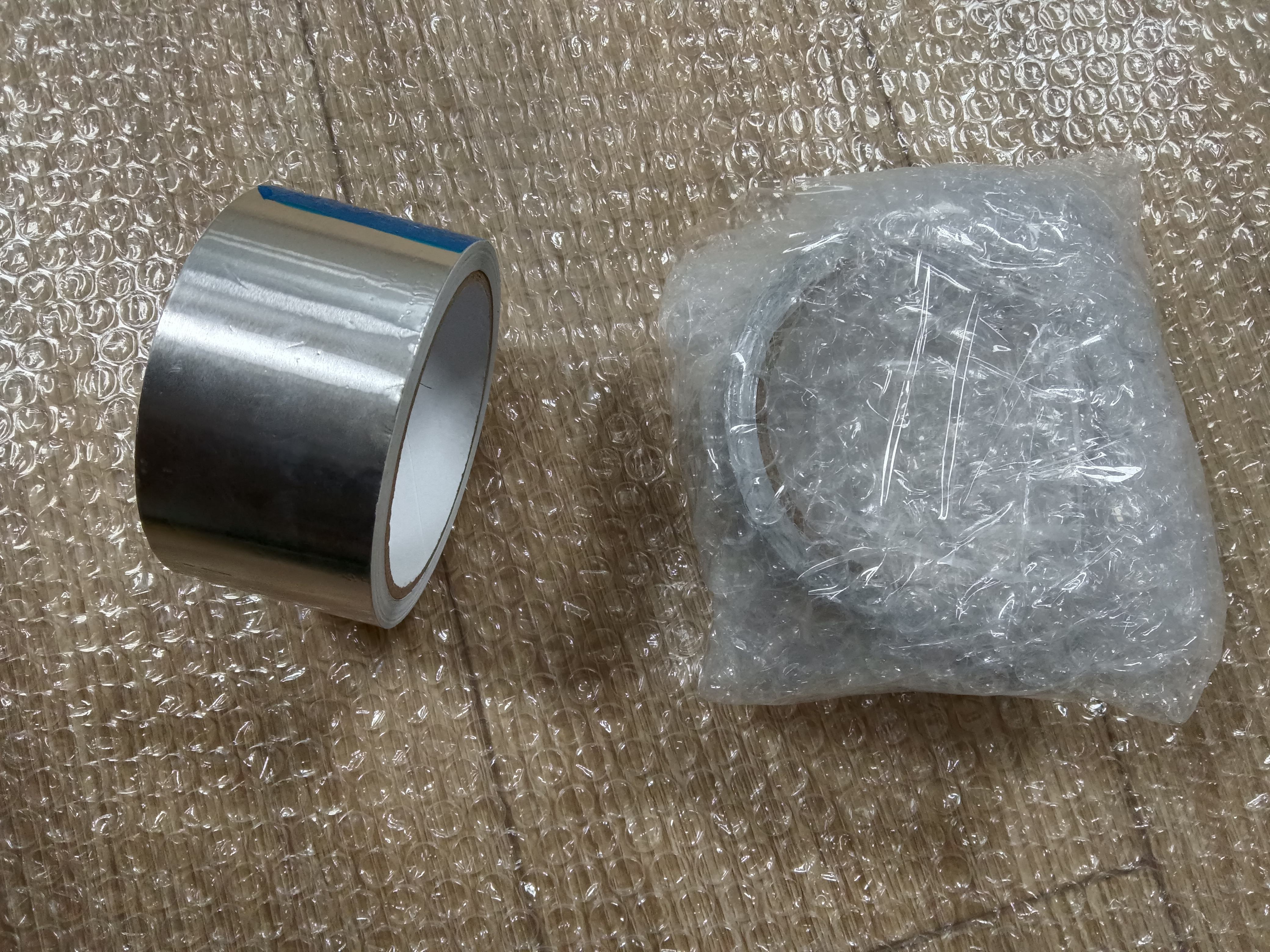 Almost Perfect Double Sided Aluminum Foil Adhesive Tape 0.1mm Customized Food Packaging Laminated Foil Aluminum