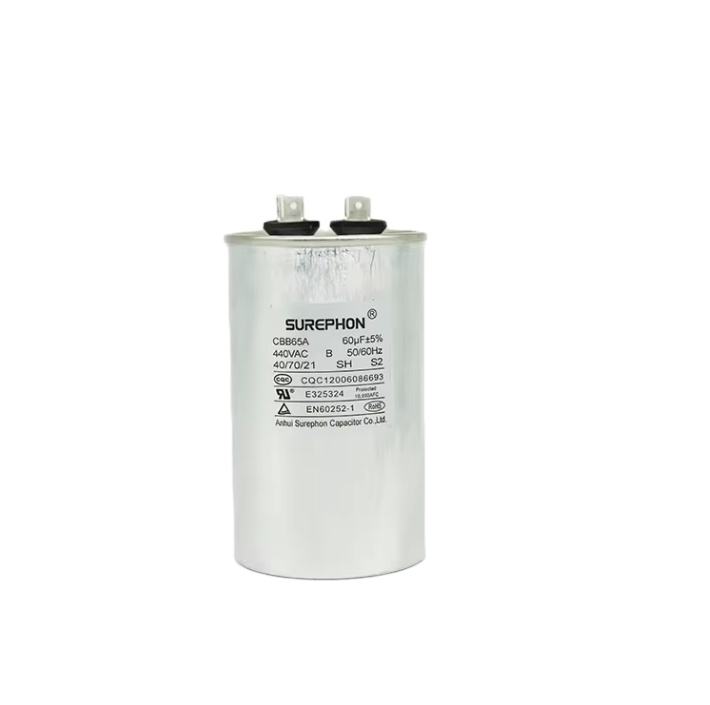 Factory Direct Sales Cbb61 Film Ac Starting Capacitor 1Uf 450v for Fans Washing Machine