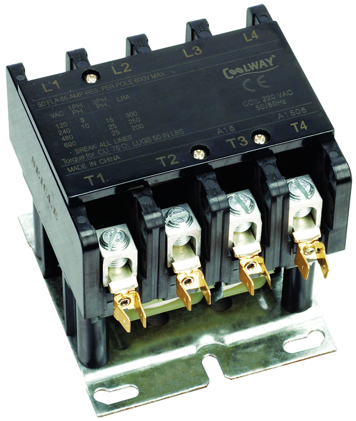 Factory Wholesale High Voltage Good Price 2/ 3/ 4 Pole Ac Contactor 220V for Air Conditioner