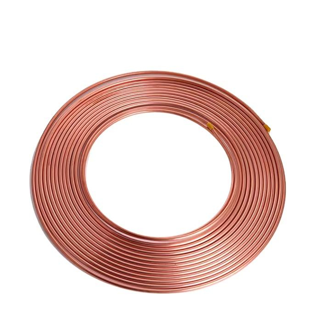 Factory Sale 19mm* 100mm Refrigeration Coil Copper Tube 3/8 1/4 Custom Size air Condition Refrigerator Copper Pipe Tube