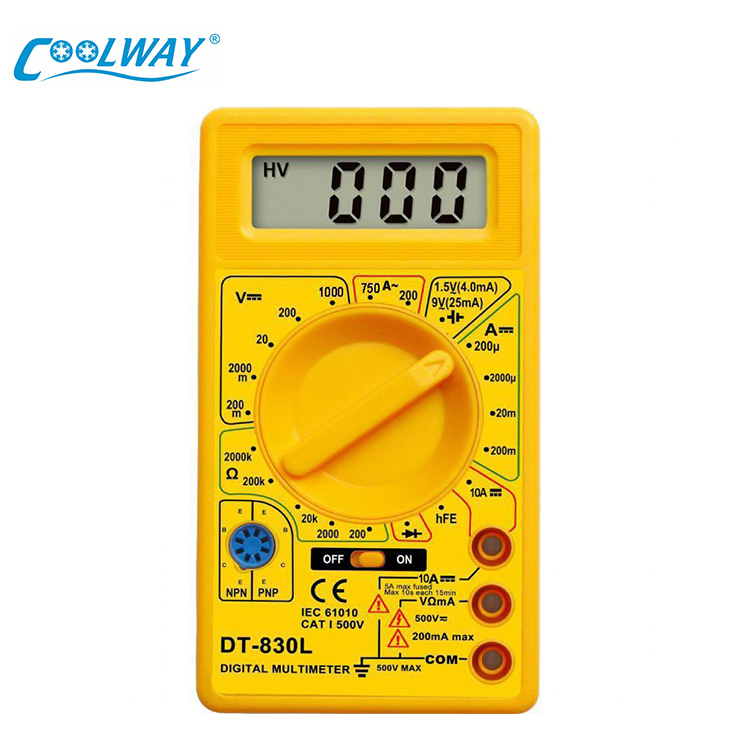 Standard 9V Automotive Portable Digital Multimeter Tester