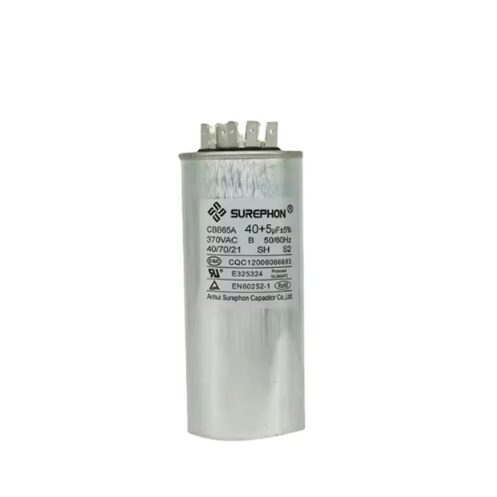 Best Quality Air Conditioning Capacitors CBB65A 370VAC 40uf in Air Conditioning Compressor for Increased Power