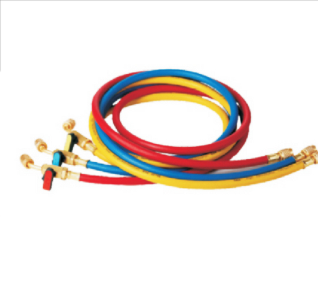 Wholesale R410 R22 R134a Refrigeration Charging Hose 3 Color Charging Hose air Conditioner Fluoride Pipe freon Refrigerant Pipe