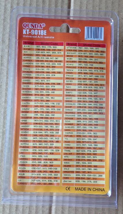 New Universal Air Condition Control Remote Controller Air Conditioner Parts Universal Air Conditioner Remote Control Replaced