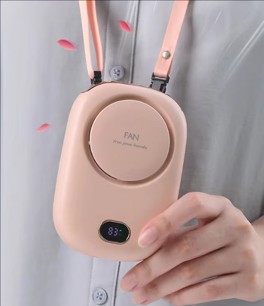2000mah Rechargeable Fan New Products Mini Portable Wearable Fans 3 Speed USB Hanging Waist Clip Fan Price