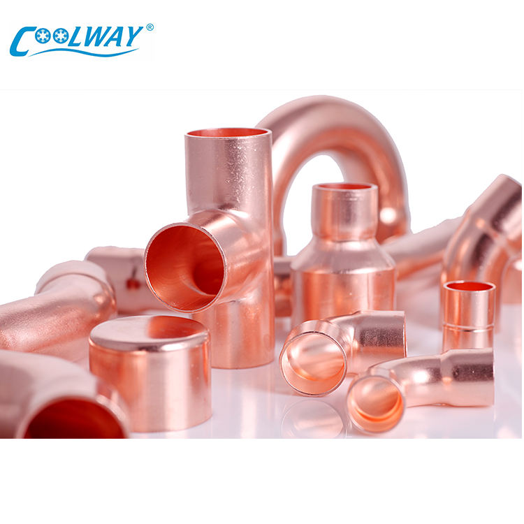 Factory Wholesale Price Pipe Pitting China Supplier Brass Compression Copper Cross Fitting Elbow for Copper Pipe