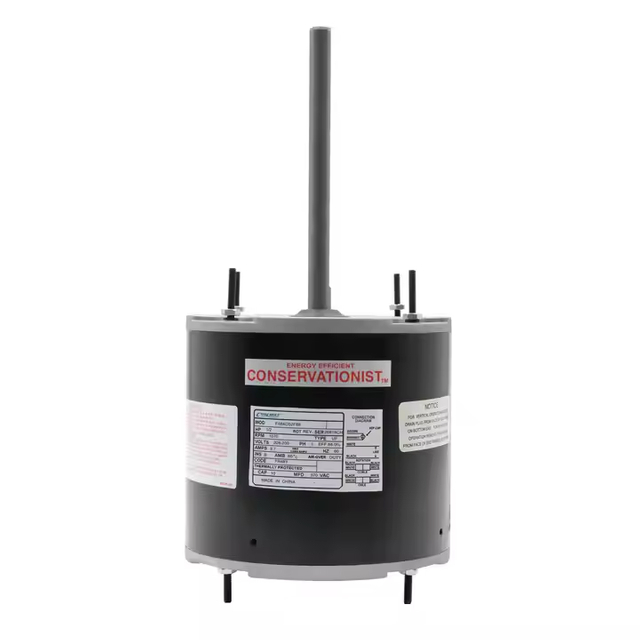 Good Quality HVAC Condenser Motor Low Price AC Air Conditioner Motor Electrical Fan Motor 1/3-1/6HP 208-230V 2 Speed