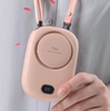 China Hot Sale Hands Free 2000mah Rechargeable Fan Low Price Mini Portable Wearable Fans 3 Speed USB Hanging Waist Clip Fan
