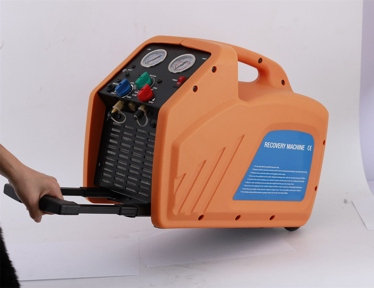 Hot Selling Refrigerator Parts Automatic Car A/c Refrigerant Recovery Machine 1/4HP 1/5HP 1/3HP From North China Supplier