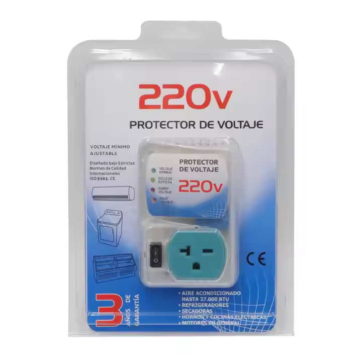 New Style Low Price 120V Stabilized American Type Surge Refrigerator Voltage Protector De Voltaje Household Power Outlet