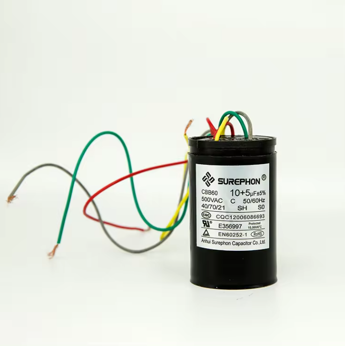 Refrigeration Parts Cbb60 30Uf/16Uf 450V HVAC Air Conditioner Parts AC Motor Capacitor 50/60hz Cbb60 AC Capacitor