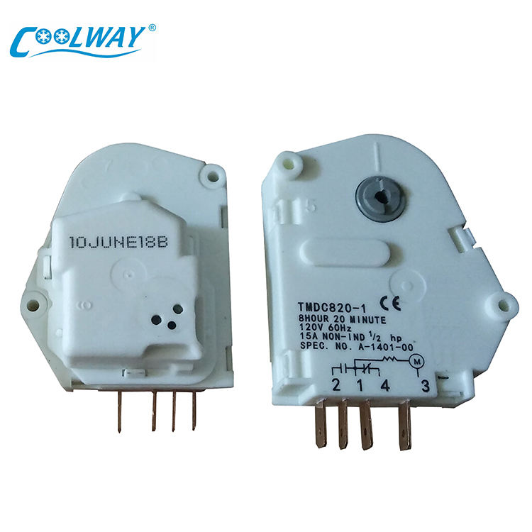 Defrost Timer TMDC825-1 Refrigerator Spare Part 208V-240V 50/60Hz MAX 2W High Quality Defrost Timer for Refrigerator