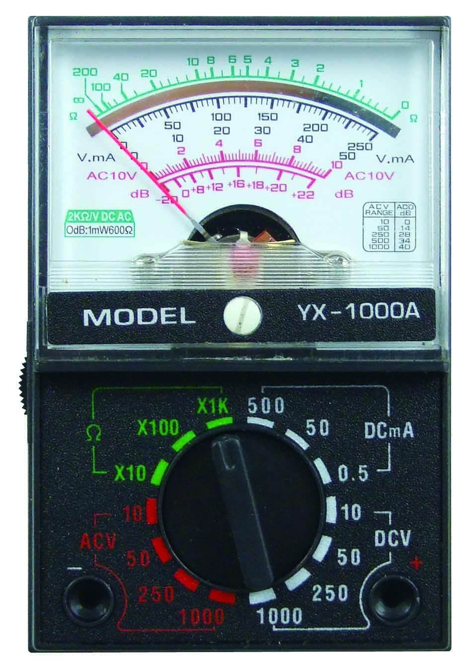 Factory Wholesale Automotive Analog Meter Pointer Multimeter Professional Analog Multimeter Tester Multi Meter Smart Multimeter