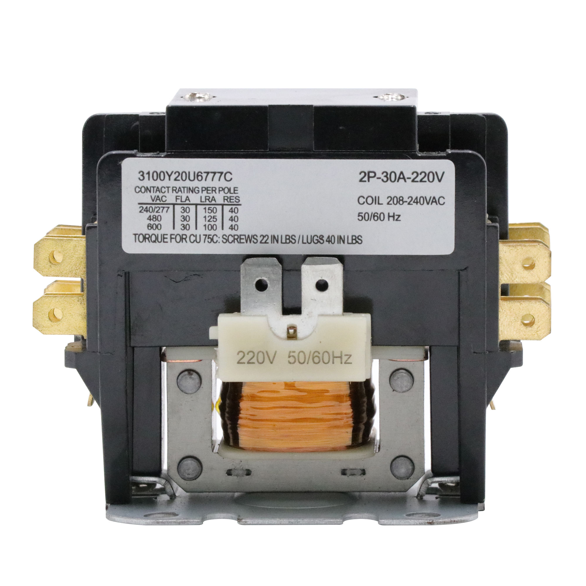 Air Conditioner 1P 2P 3P Magnetic Electric AC 220V Contactors,electric Mini Contactors 110v 20a Magnetic Contactor