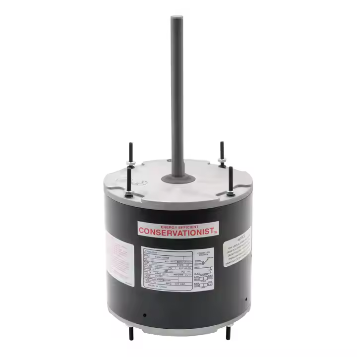 Good Quality HVAC Condenser Motor Low Price AC Air Conditioner Motor Electrical Fan Motor 1/3-1/6HP 208-230V 2 Speed