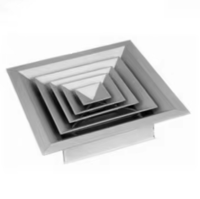 Air Conditioning Square Ceiling Air Diffuser Square Supply Aluminum Square Ceiling Air Diffuser for HVAC System