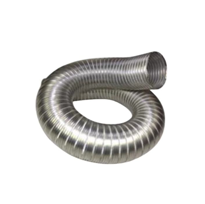 China Supplier High Quality Aluminum Flexible Duct HVAC Air Ventilation Double Layers Non-insulated Aluminum Foil Hose