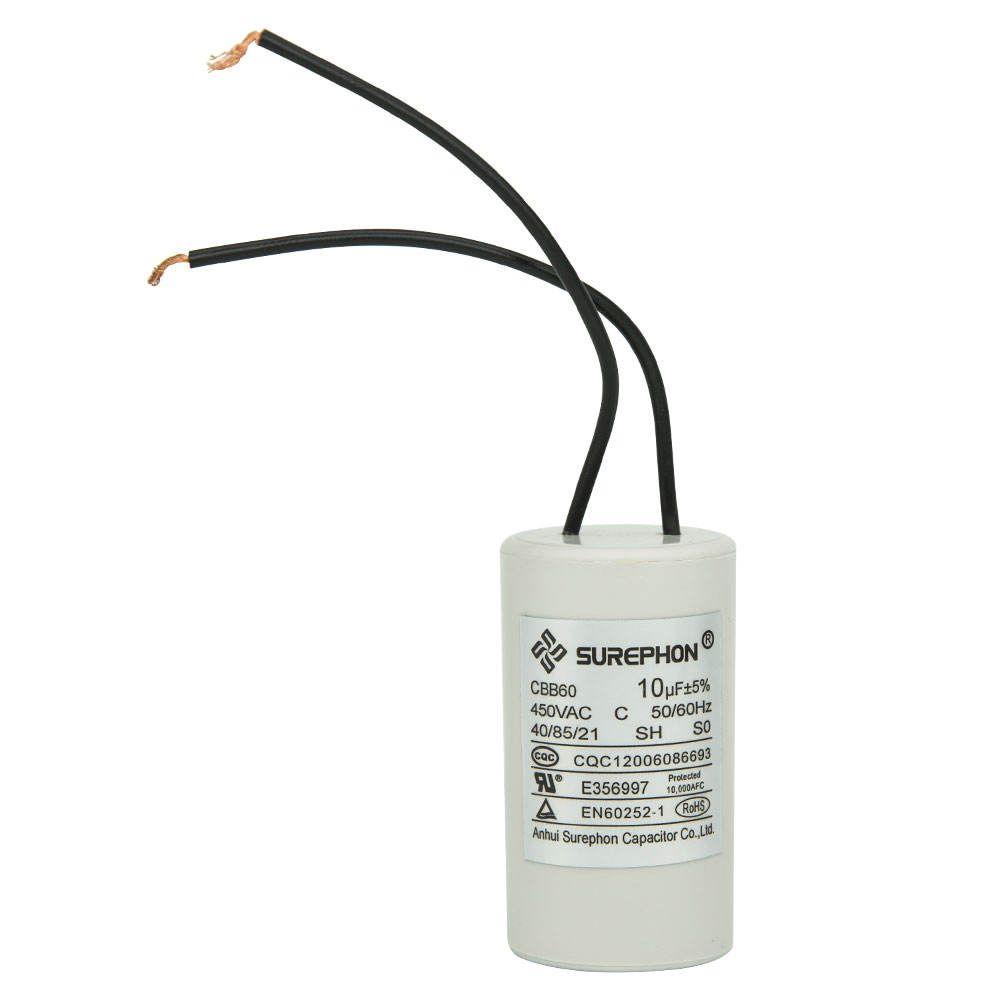 Coolway Cbb61 450V 1Uf 1.2Uf 1.5Uf 1.8Uf 2Uf 2.5Uf 3Uf 4Uf Fan Capacitor