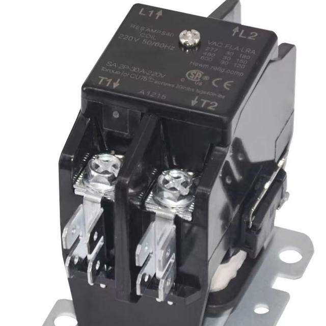Factory Price HVAC Definite Purpose Brand Magnetic 2 Phase Electronic AC air Conditioning Contactor 2P 40Amp Contactor Price