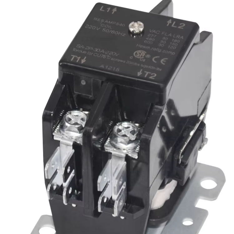 Factory Price HVAC Definite Purpose Brand Magnetic 2 Phase Electronic AC air Conditioning Contactor 2P 40Amp Contactor Price
