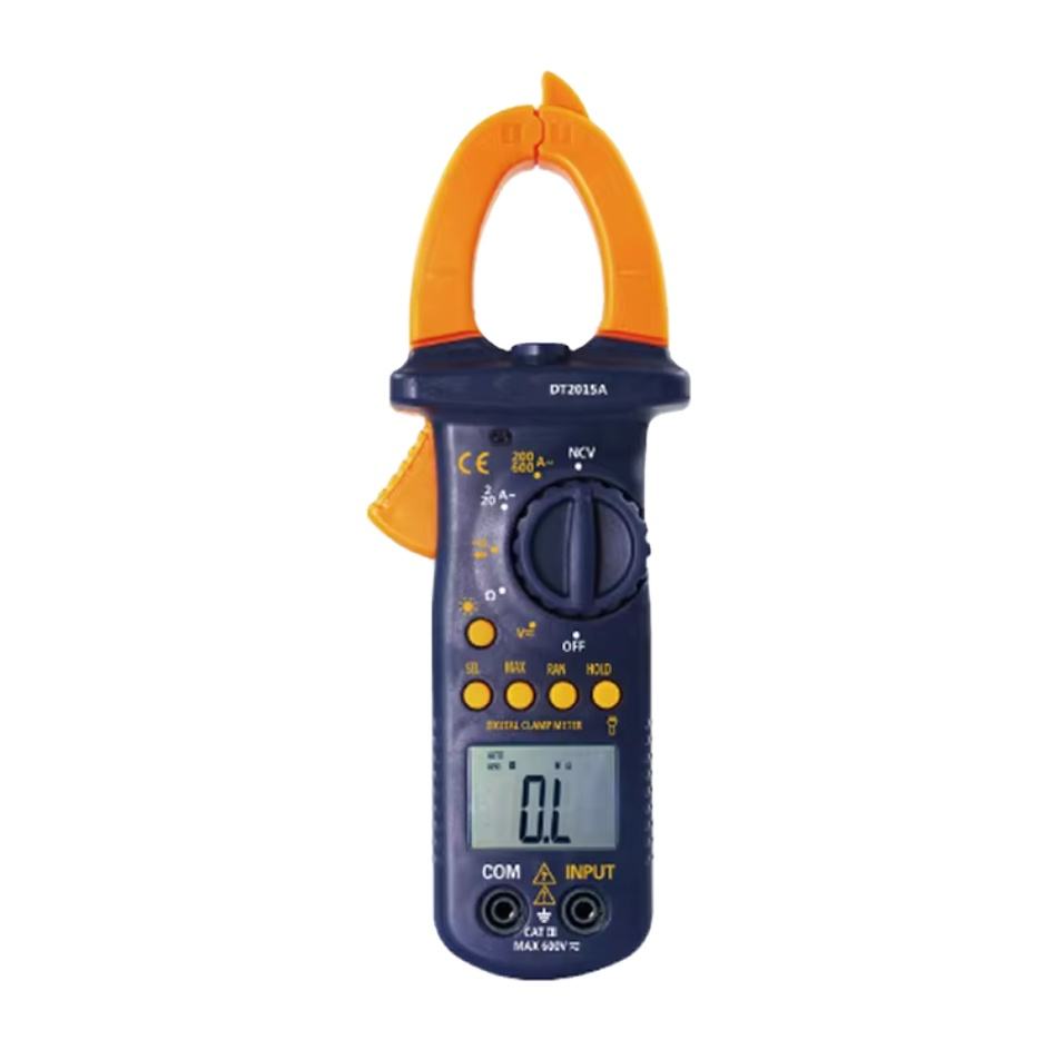 Small Handheld Ultrasonic Flow Ac Dc Ampere Meter Clamp on AC//DC Voltage Resistance Accurate Measurement Clamp Meter