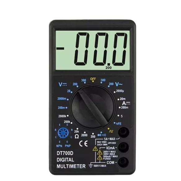 New Pocket Voltmeter Digital Display Multimeter Ohmmeter Volt Tester Electrical Instrument Analysis Instrument