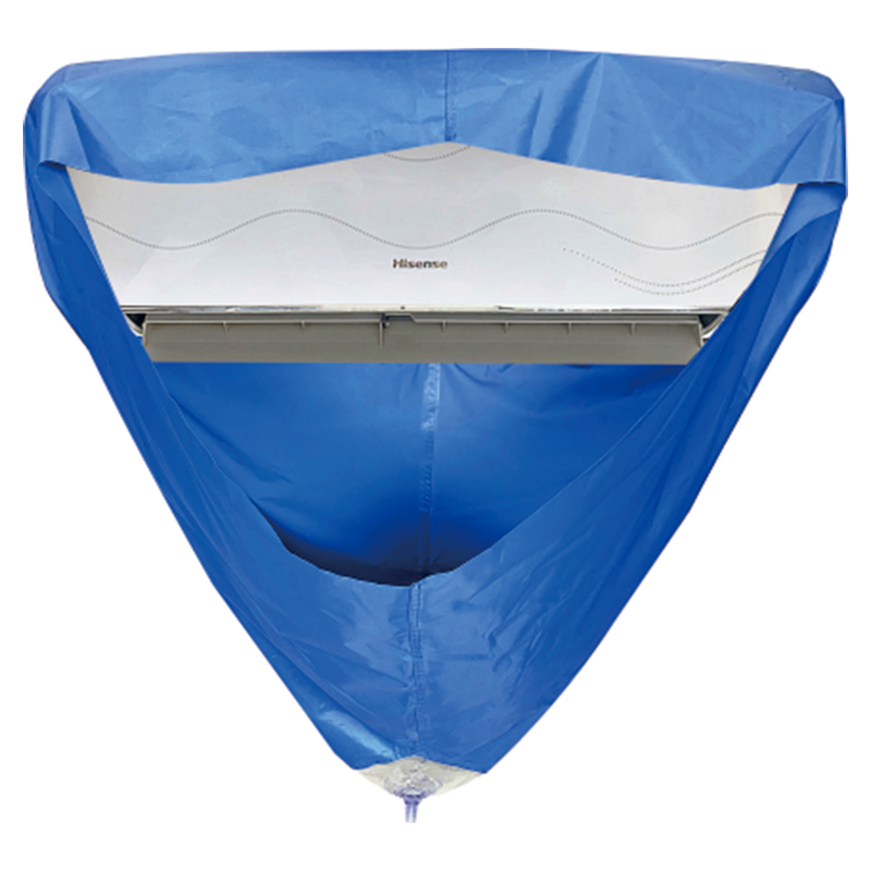 Environment-friendly Fabrics Air Conditioner Cleaning Waterproof Cover Bag with Fully Enclosed Structure for Household Cleaning