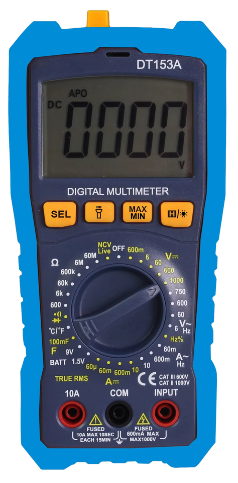 New Digital Multimeter AC DC Ammeter Voltmeter High Quality Intelligent Multimeter
