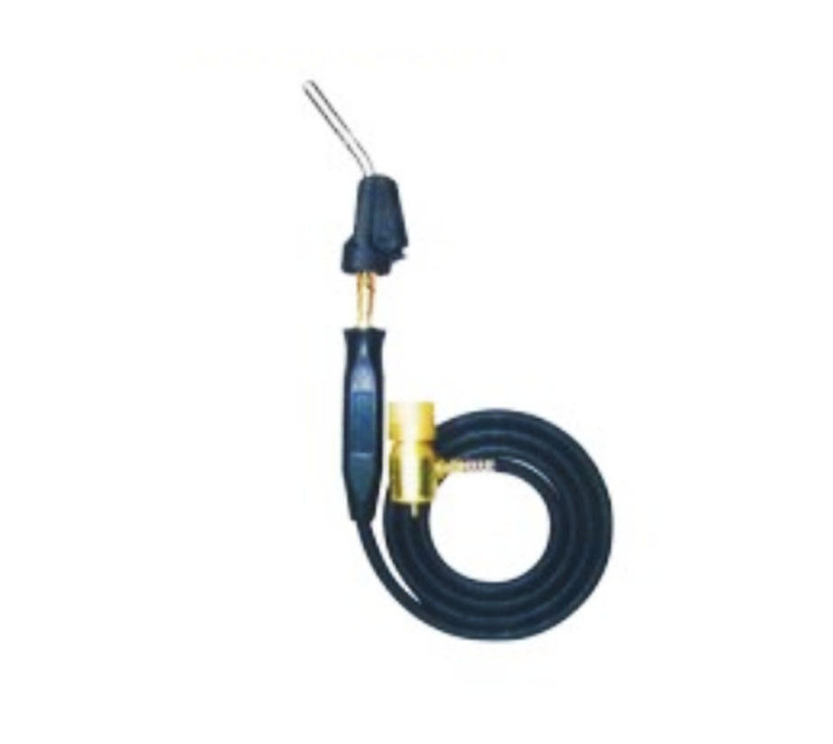 2024 New Single Tube Flame Manual Mapp Gas Adjustable Flame Control Gas Welding Hand Torch with 1.5M Hose Brass Made HVAC