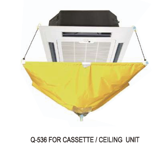 Air Conditioner Cleaning Cover Washing Bag Kit with Drain Outlet