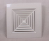 Durable Hot Sales Air Conditioning Customized Diffuser Hvac System Aluminum Plastic 4 Way square Ceiling Diffuser AC Part