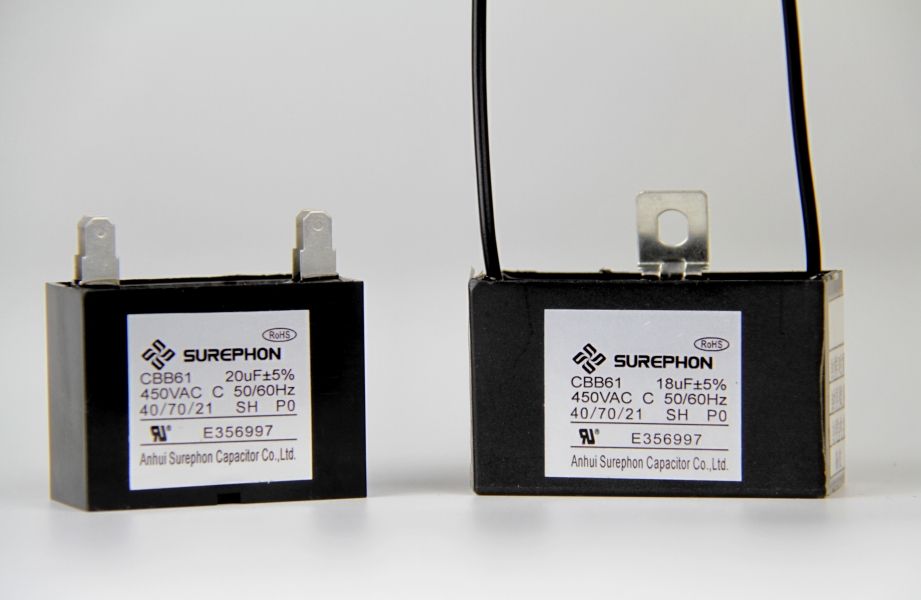 Factory Direct Sales CBB61 4uf 450v 50hz 60hz Capacitor High Quality Celling Motor Fan P2 Capacitor Cbb61 for Switching