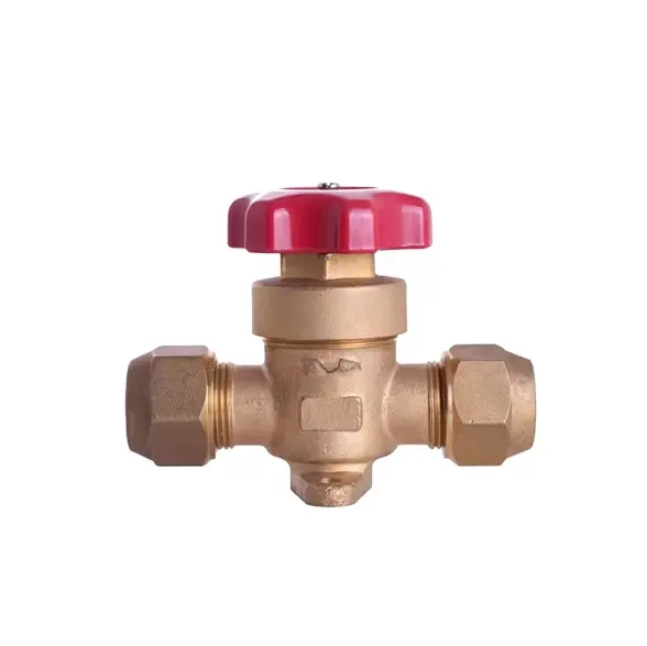 Factory Direct Sales Cheap Price Hand Valve for Refrigeration and air Conditioning Fittings Red Air Conditioning Fittings