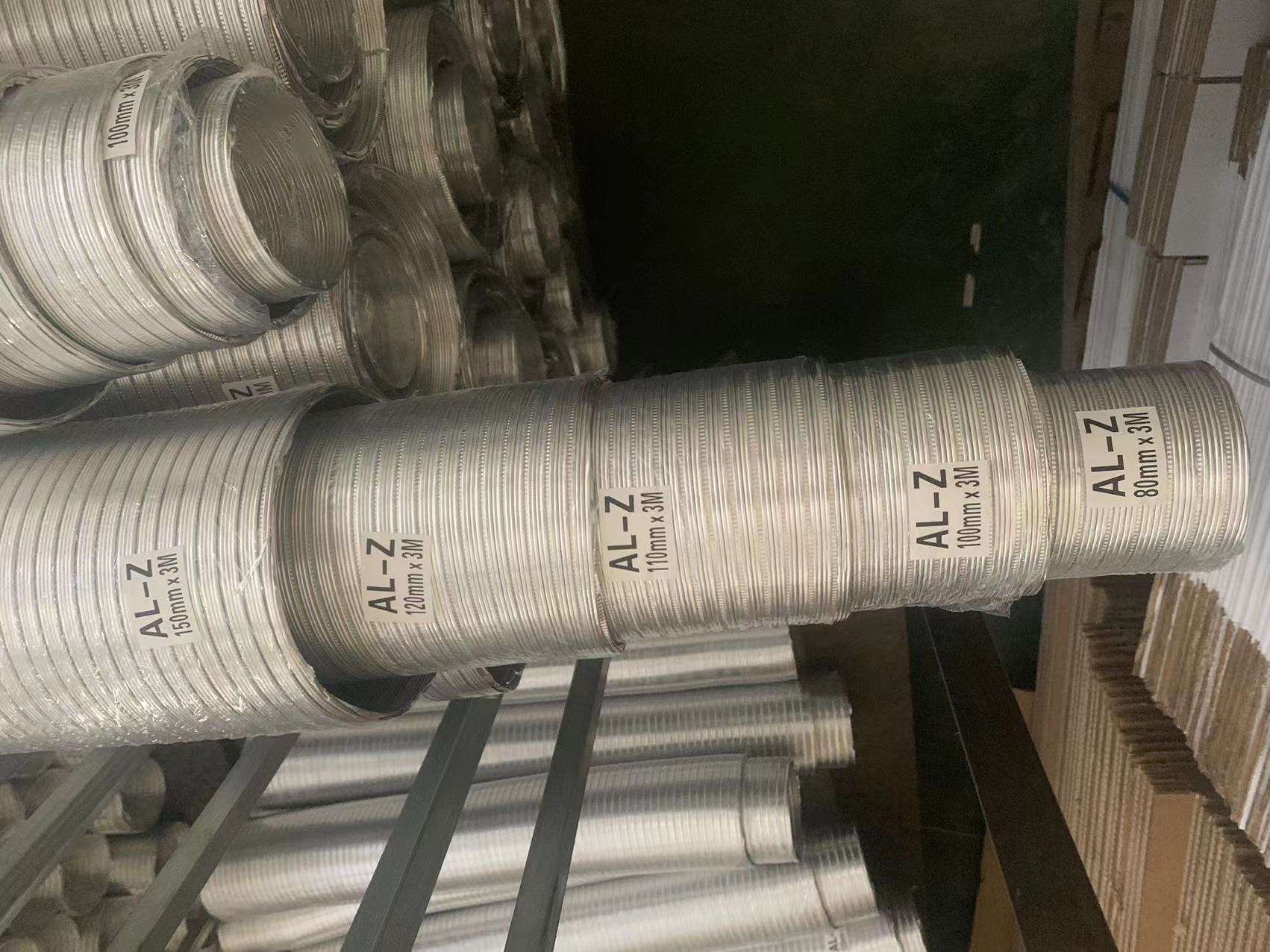 High Quality Factory Air Conditioning Semi-Rigid Aluminum Flexible HVAC Ducting Ventilation Duct