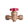 Good Quality Refrigeration Hand Valve 3/4 Hand Union Elbow Pipe Fitting Copper Gate Valve for Air Conditioning Fittings
