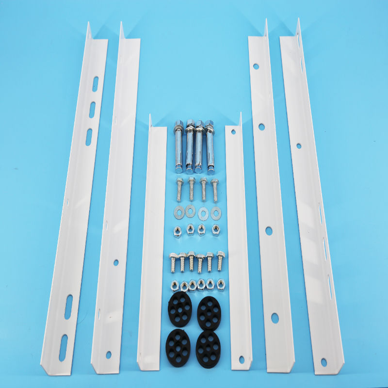 Outdoor White Factory Supply Wholesale Air Conditioning Bracket 18000btu to 36000btu Beam Support Anti Vibration Mount Bracket