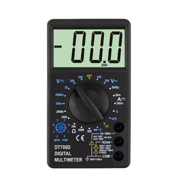 Good Price Pocket Size Mini Digital Multimeter 170*87*35Mm 750/1000V AC/DC LCD Digital Multimeter With Temperature and Frequency