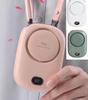 New Style Hot Sale Hands Free Rechargeable Fan Mini Portable Wearable Fans 3 Speed USB Hanging Clip Fan Suitable for Summer