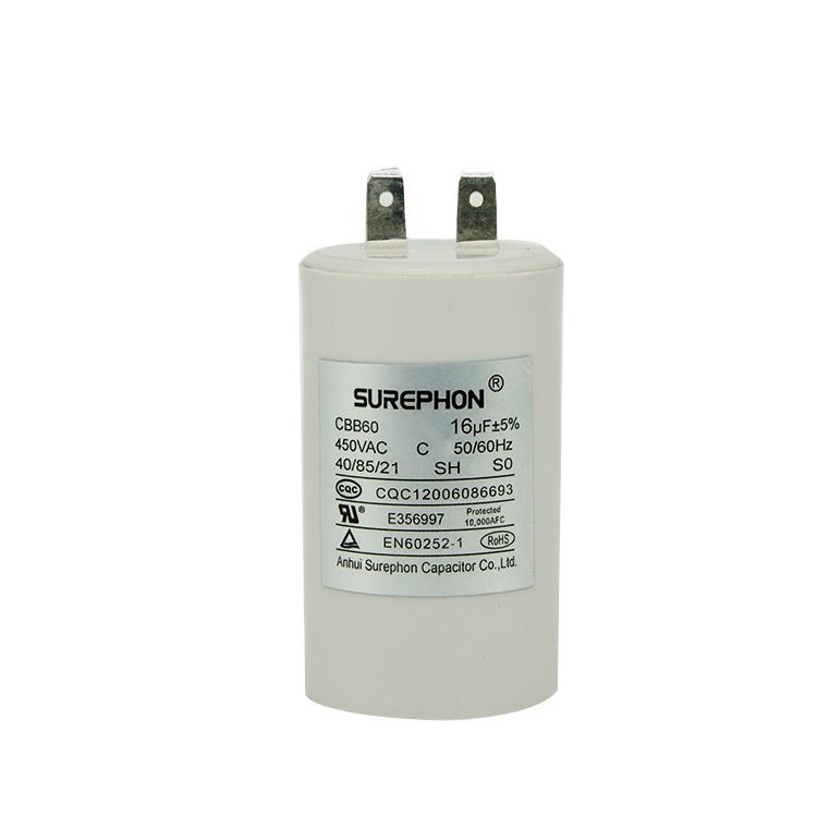 Factory Direct Sales Low Price Cbb61 2Uf 450V 50/60Hz Fan Capacitor