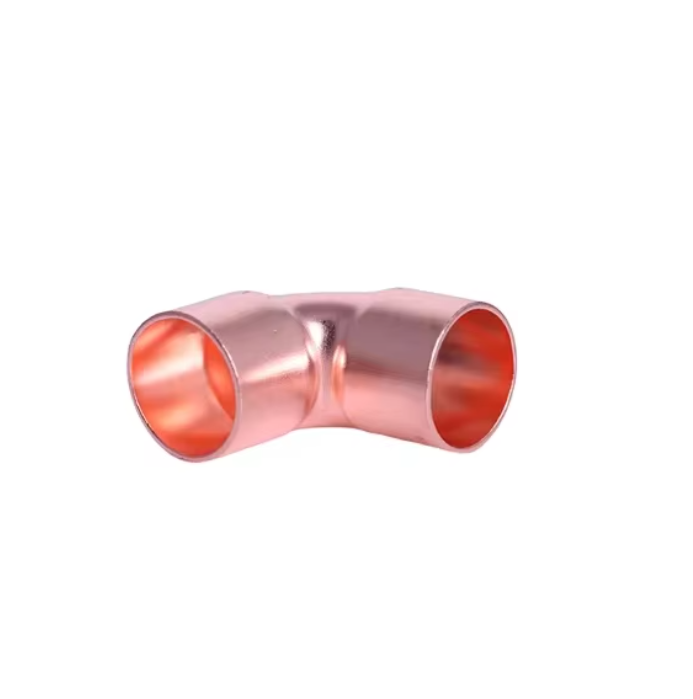 China Factory Custom Union Elbow Copper Tube Corner Hot Sale Copper Pipe Press Refrigeration Fittings