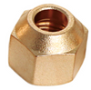 Hotsale Brass Compression Fitting Copper Swivel Fitting Customized CNC Machined Steel Brass Forged Nut