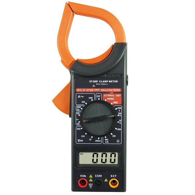 Hot Selling Precision Digital Inductance Meter Tester Digital Multimeter DT266F China Factory Best Price Digital Clamp Meter