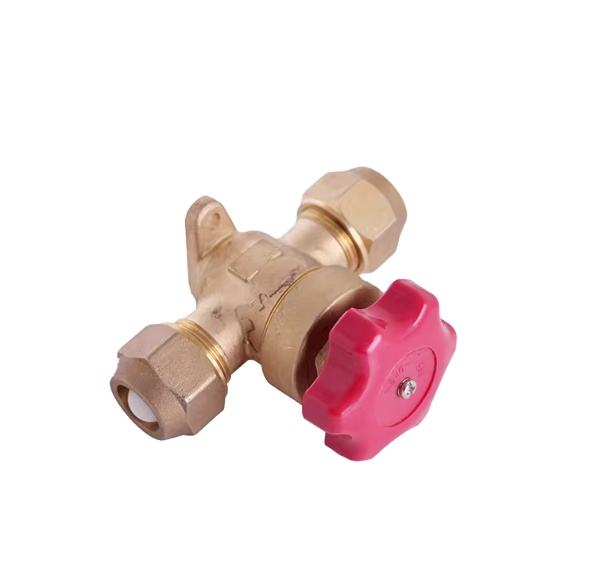 Good Quality Refrigeration 1/4" Hand Valve Flare A/C Expansion Control Ball Cut-Off Solenoid Hand Valve for Air Conditioning