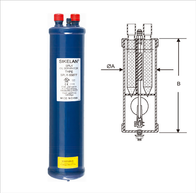 3.1 Splyair-conditioning Oilseparator Refrigerator Parts Gas-Liquid Separator Liquid Accumulator SPLQ Series Liquid Accumulator